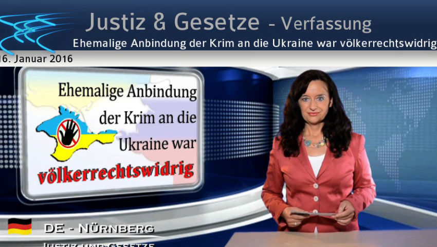 Ehemalige Anbindung der Krim an die Ukraine war völkerrechtswidrig