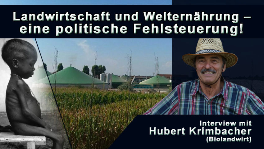 Landwirtschaft und Welternährung – eine politische Fehlsteuerung!