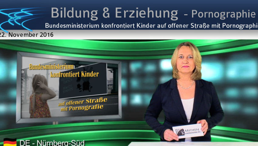 Bundesministerium konfrontiert Kinder auf offener Straße mit Pornographie