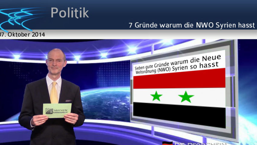 7 Gründe warum die NWO Syrien hasst