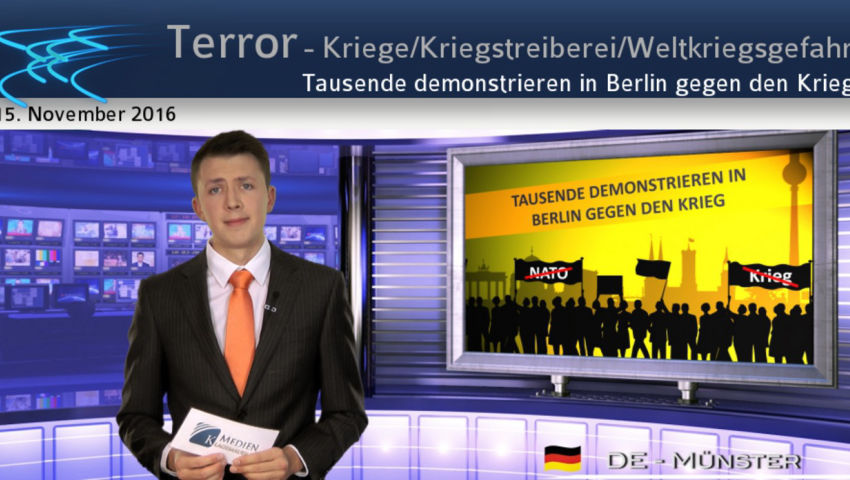 Tausende demonstrieren in Berlin gegen den Krieg