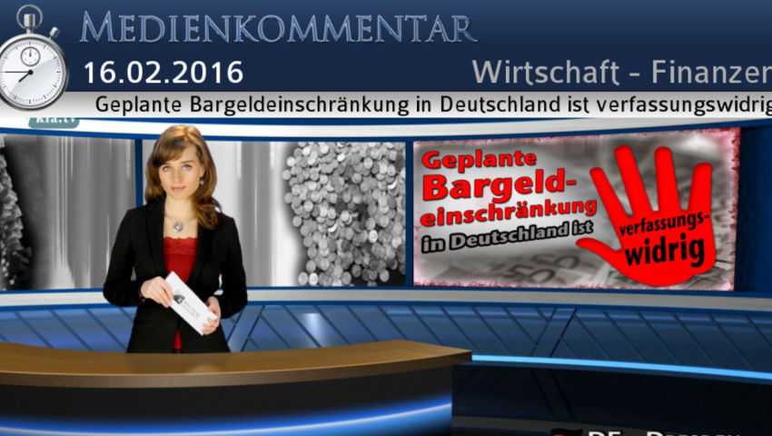 Geplante Bargeldeinschränkung in Deutschland ist verfassungswidrig