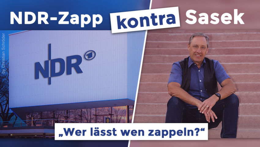 NDR-Zapp kontra Sasek: „Wer lässt wen zappeln?“