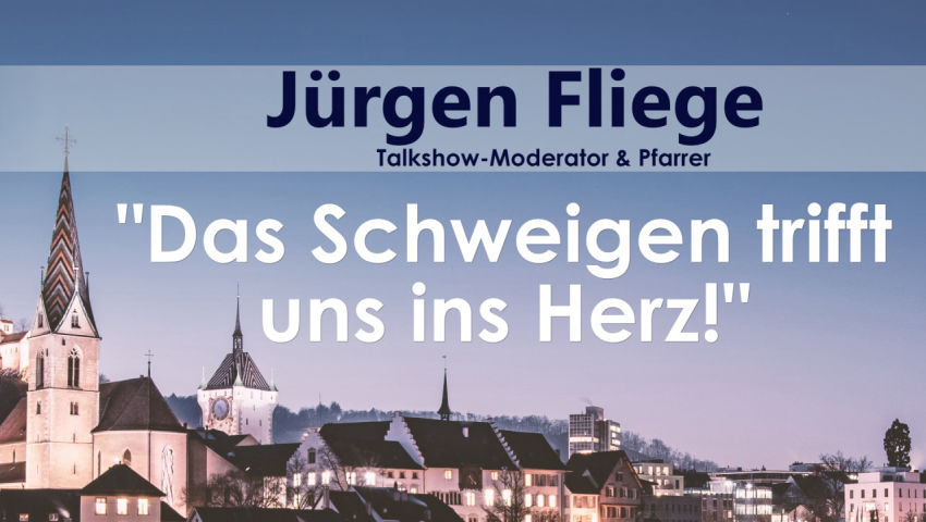 Talkshow-Moderator & Pfarrer Jürgen Fliege: „Das Schweigen trifft uns ins Herz!“