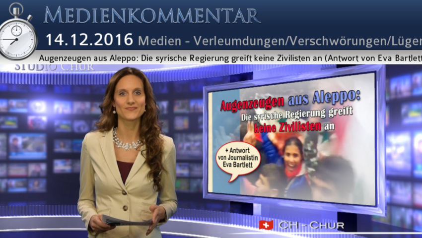 Augenzeugen aus Aleppo: Die syrische Regierung greift keine Zivilisten an (Antwort von Eva Bartlett)