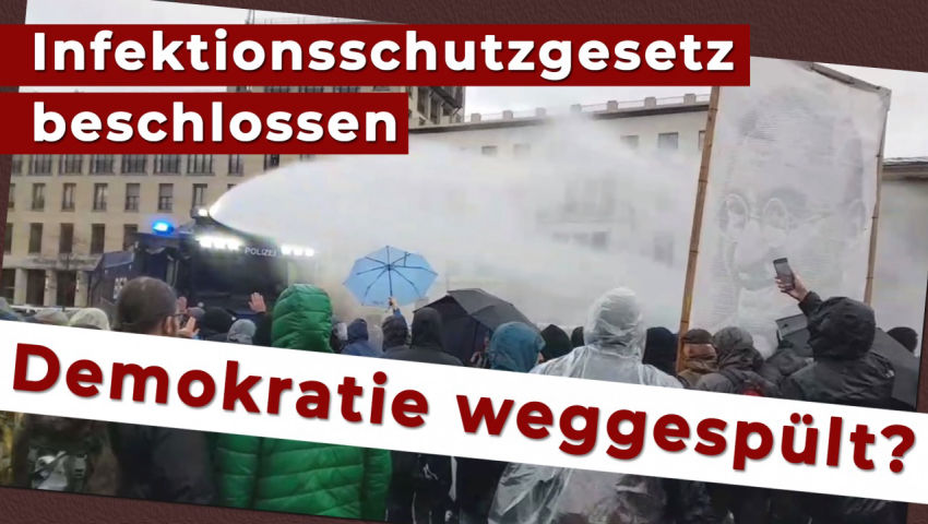 Infektionsschutzgesetz beschlossen – Demokratie weggespült?