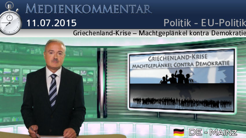 Griechenland-Krise – Machtgeplänkel kontra Demokratie