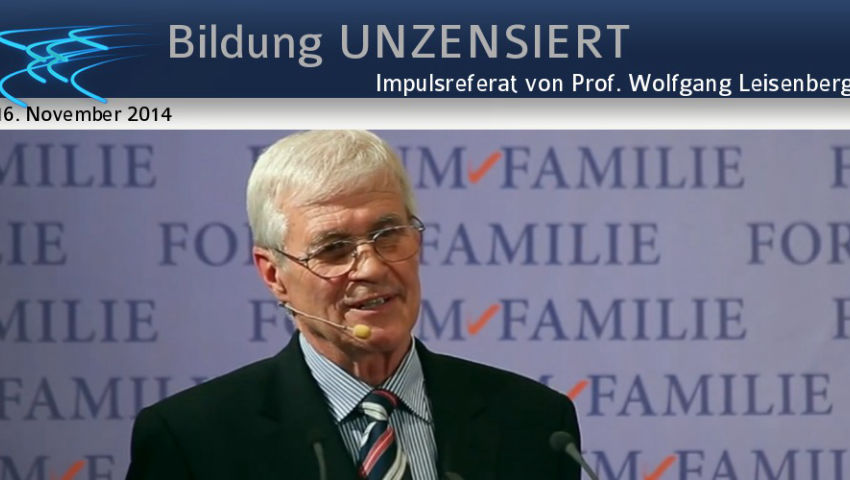 Impulsreferat von Prof. Wolfgang Leisenberg