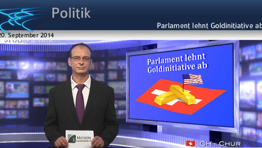 Parlament lehnt Goldinitiative ab