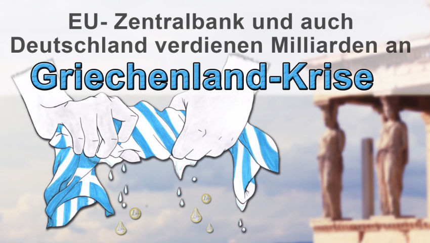 EU-Zentralbank und auch Deutschland verdienen Milliarden an Griechenland-Krise