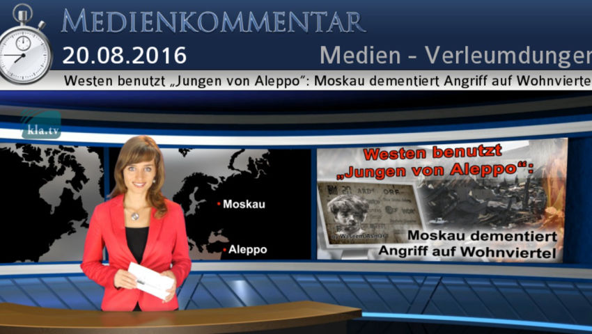 Westen benutzt „Jungen von Aleppo“: Moskau dementiert Angriff auf Wohnviertel