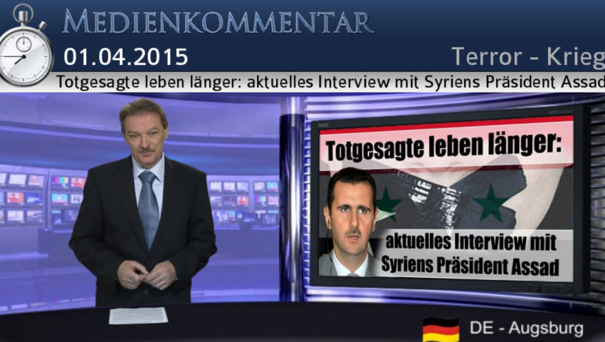 Totgesagte leben länger: aktuelles Interview mit Syriens Präsident Assad