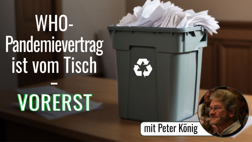 Der WHO-Pandemievertrag ist vom Tisch – vorerst