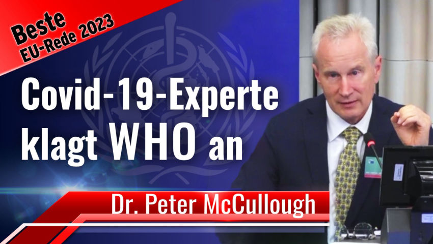 Weltweit führender Covid-19-Experte Dr. McCullough klagt WHO an