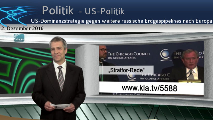 US-Dominanzstrategie gegen weitere russische Erdgaspipelines nach Europa?