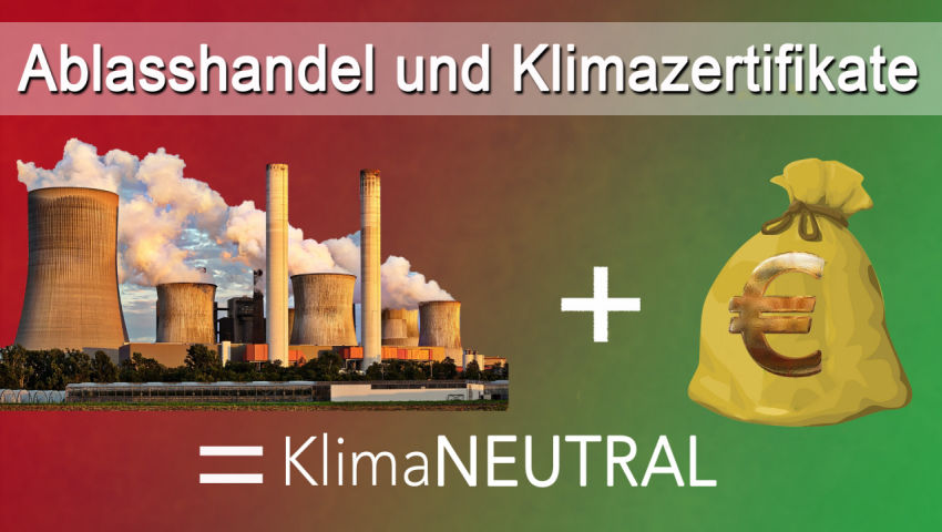 Ablasshandel und Klimazertifikate