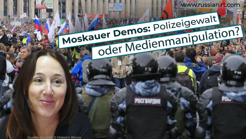 Moskauer Demos: Polizeigewalt oder Medienmanipulation? | Interview mit Eva Bartlett