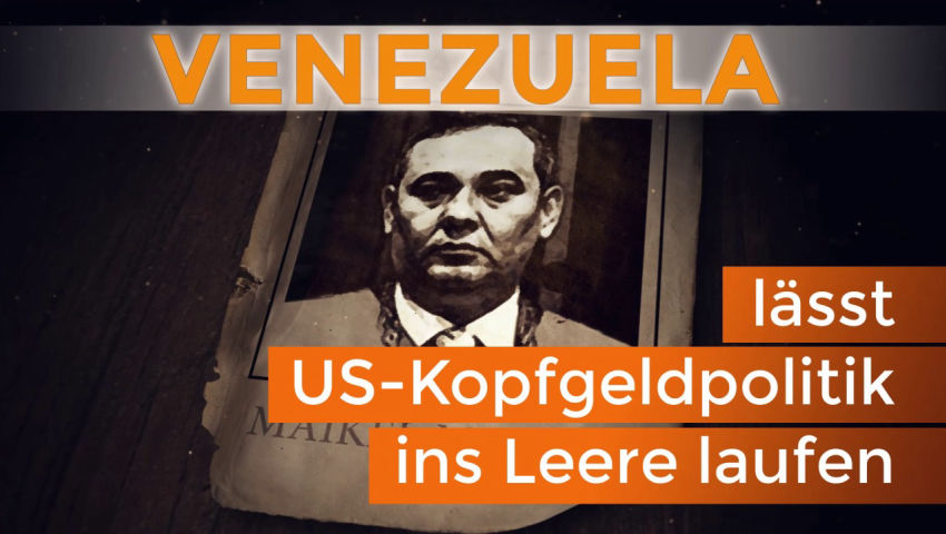 Venezuela lässt US-Kopfgeldpolitik ins Leere laufen