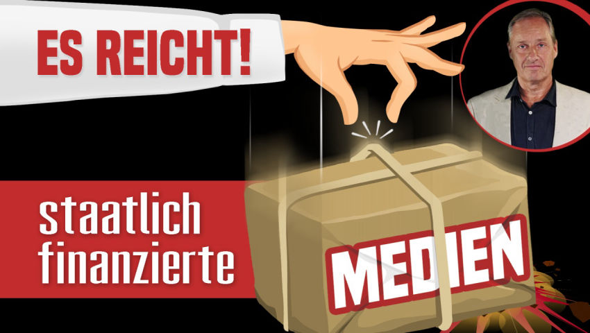 Staatlich finanzierte Medien? 'Jetzt reicht’s!' (von Ivo Sasek)