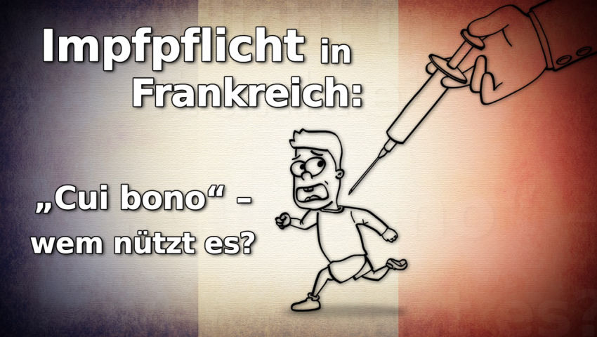 Impfpflicht in Frankreich: „Cui bono“ – wem nützt es?