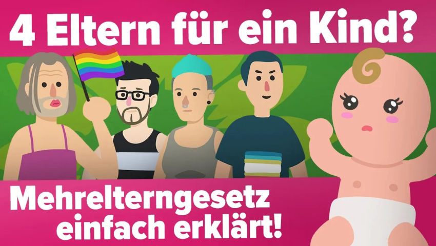 4 Eltern für ein Kind? Mehrelterngesetz einfach erklärt!