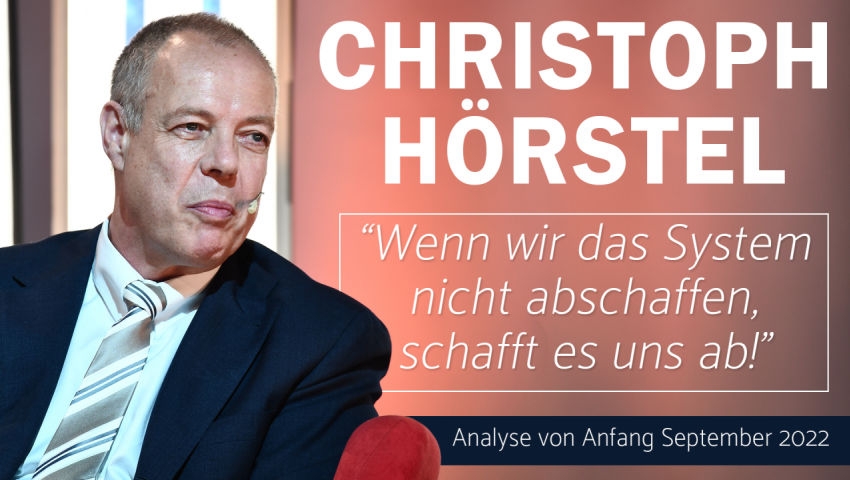 Christoph Hörstel zu Ukraine und Verknappungen: „Wenn wir das System nicht abschaffen, schafft es un