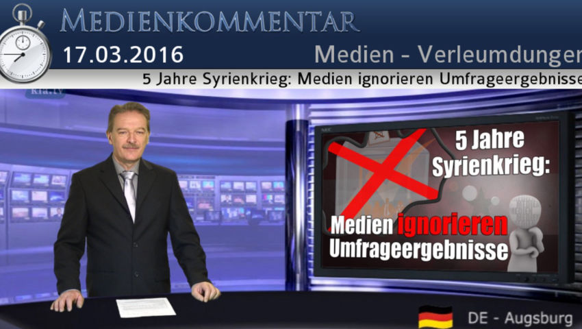 5 Jahre Syrienkrieg: Medien ignorieren Umfrageergebnisse