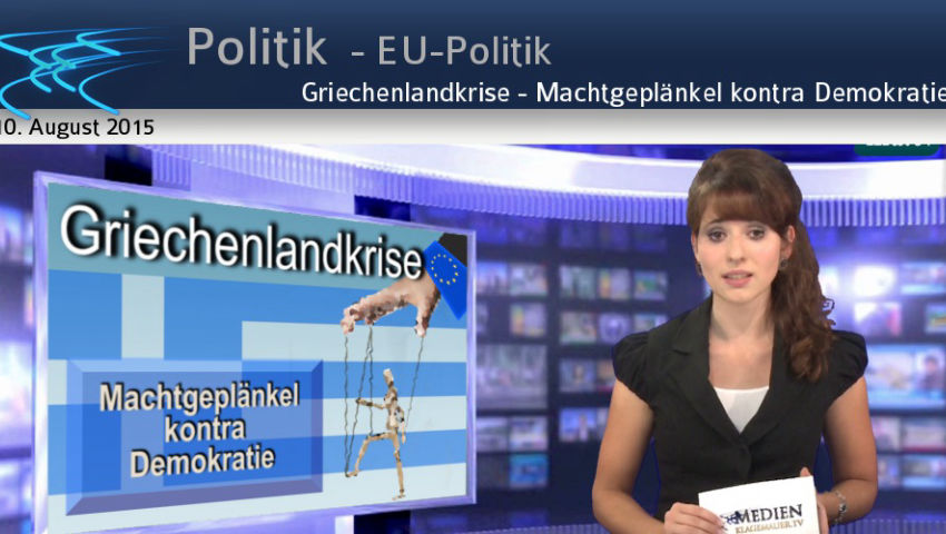 Griechenlandkrise - Machtgeplänkel kontra Demokratie