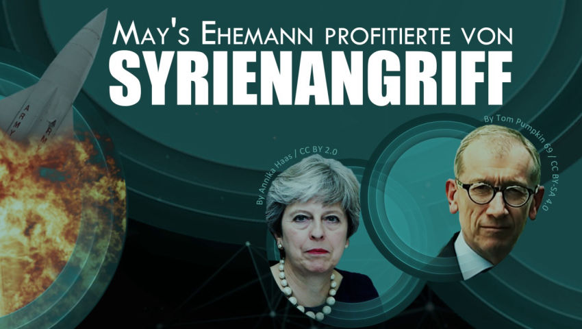 May's Ehemann profitierte von Syrienangriff