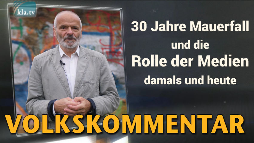 Zum 30. Jahrestag: Mauerfall und die Rolle der Medien damals und heute