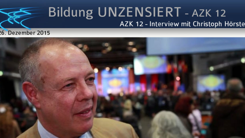 AZK 12 - Interview mit Christoph Hörstel