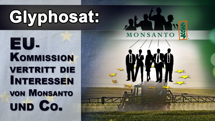 Glyphosat: EU-Kommission vertritt die Interessen von Monsanto und Co.