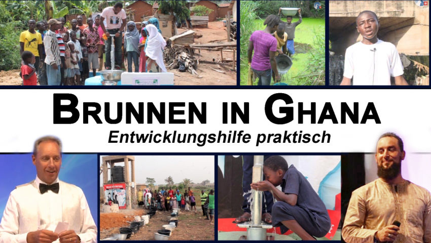 Brunnen in Ghana - Entwicklungshilfe praktisch