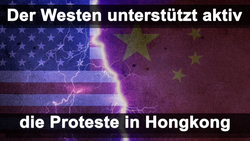 Der Westen unterstützt aktiv die Proteste in Hongkong