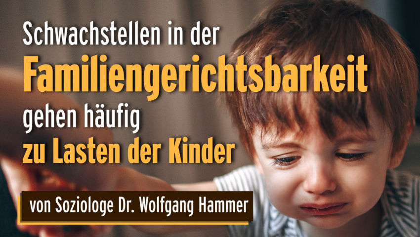 Schwachstellen in der Familiengerichtsbarkeit gehen  häufig zu Lasten der Kinder