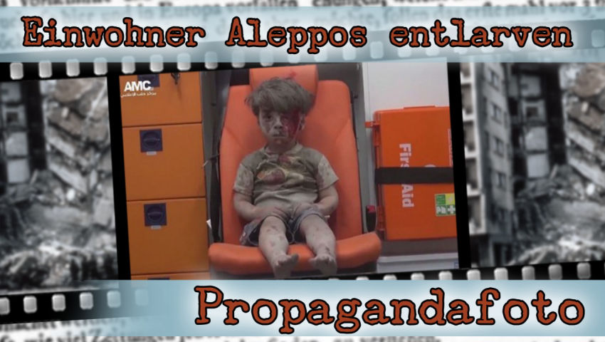 Einwohner Aleppos entlarven Propagandafoto