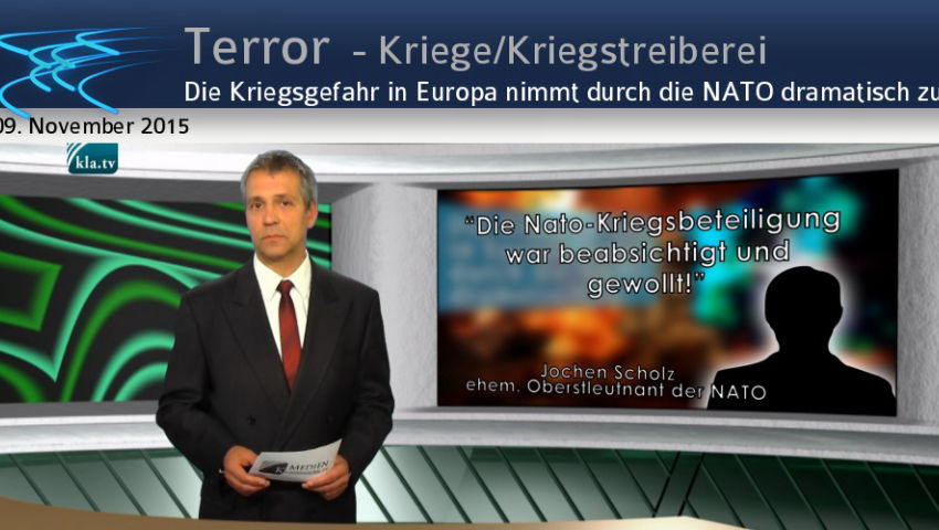 Die Kriegsgefahr in Europa nimmt durch die NATO dramatisch zu