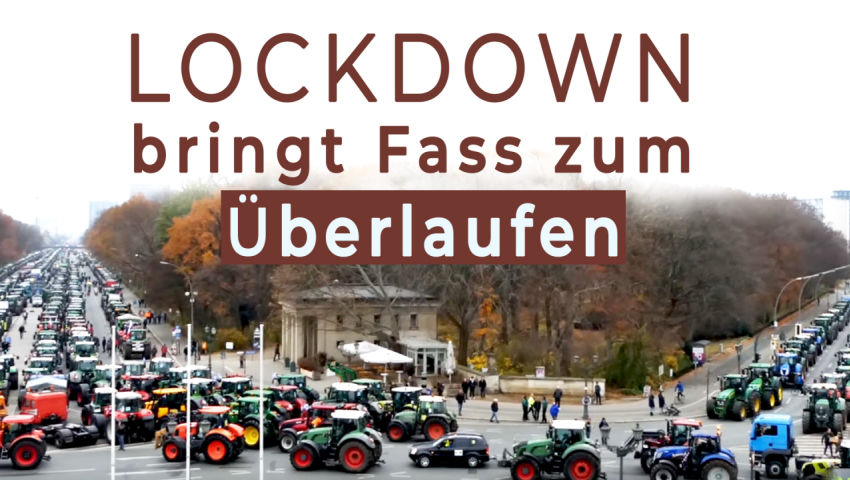 Lockdown bringt Fass zum Überlaufen