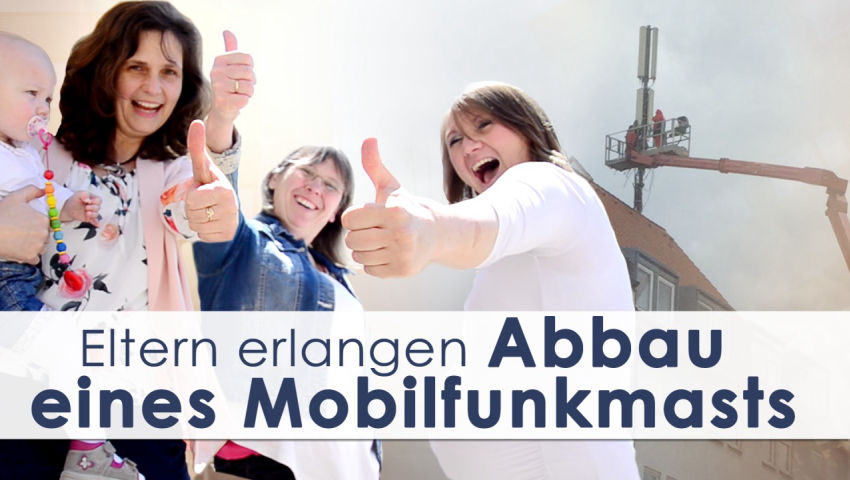 Eltern erlangen Abbau eines Mobilfunkmasts