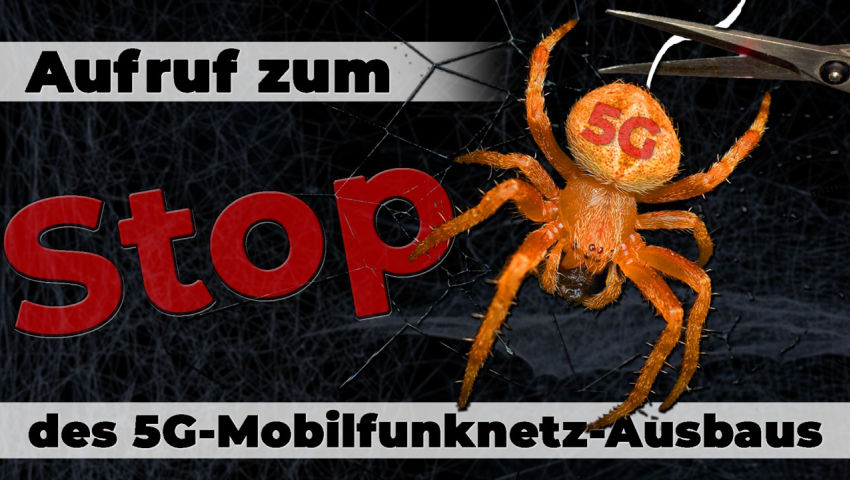 Aufruf zum Stop des 5G-Mobilfunknetz-Ausbaus (Petition)