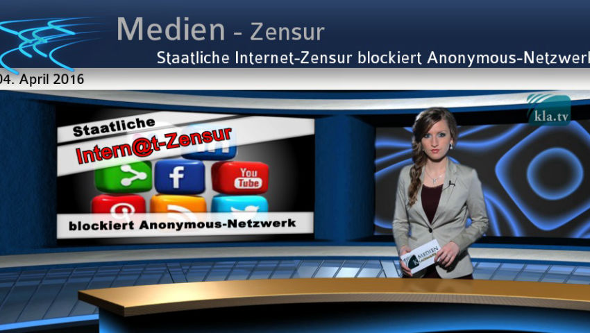 Staatliche Internet-Zensur blockiert Anonymous-Netzwerk