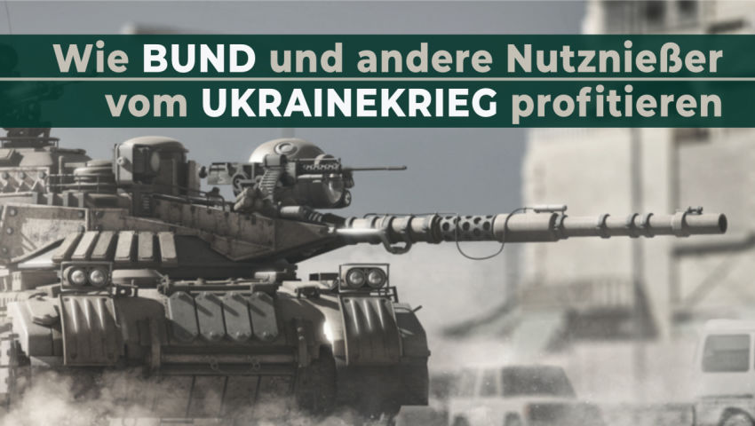 Wie der Bund und andere Nutznießer vom Ukrainekrieg profitieren