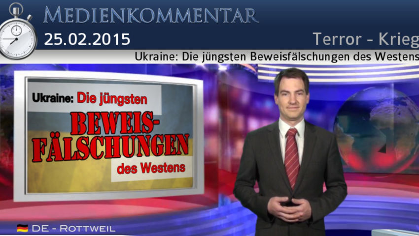 Ukraine: Die jüngsten Beweisfälschungen des Westens