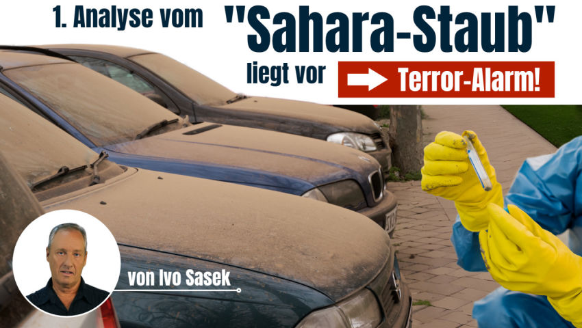 Analyse von «Sahara-Staub» liegt vor: Terror-Alarm! (von Ivo Sasek)