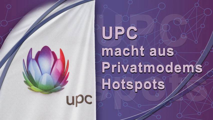 UPC macht aus Privatmodems Hotspots