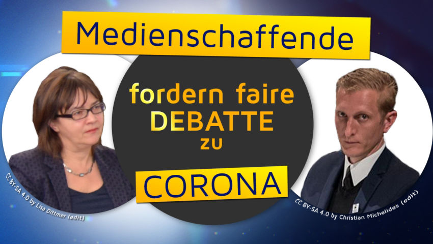 Medienschaffende fordern faire Debatte zu Corona