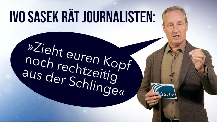 Ivo Sasek rät Journalisten: „Zieht euren Kopf noch rechtzeitig aus der Schlinge“