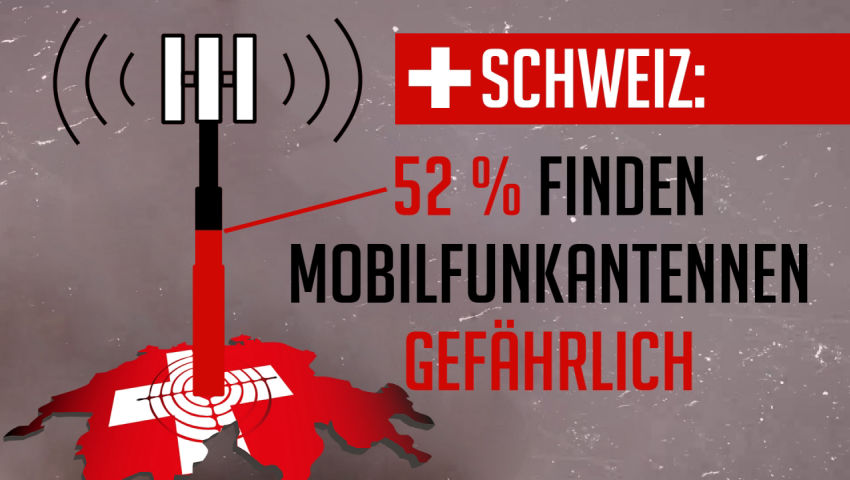 Schweiz: 52 % finden Mobilfunkantennen gefährlicht