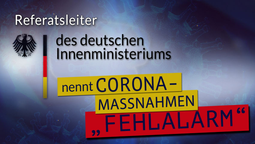 Referatsleiter des deutschen Innenministeriums nennt Coronamaßnahmen 