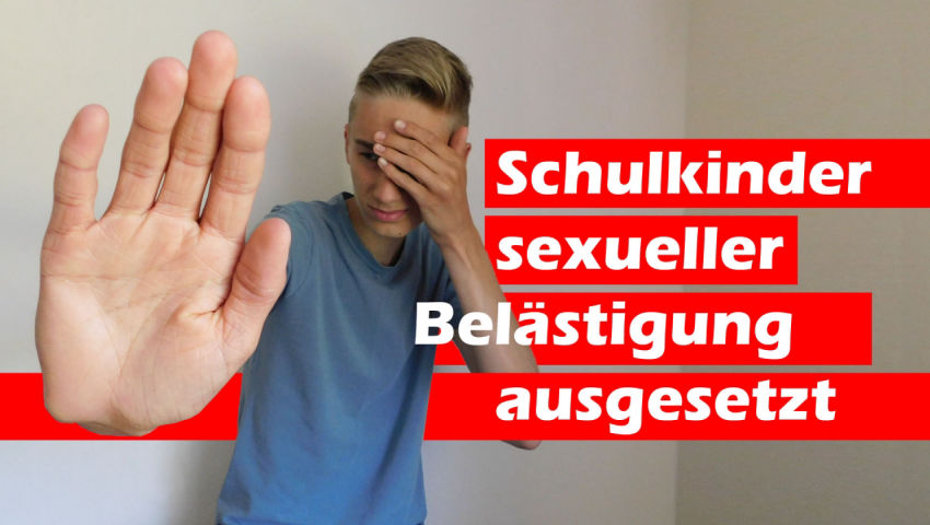 Schulkinder sexueller Belästigung ausgesetzt